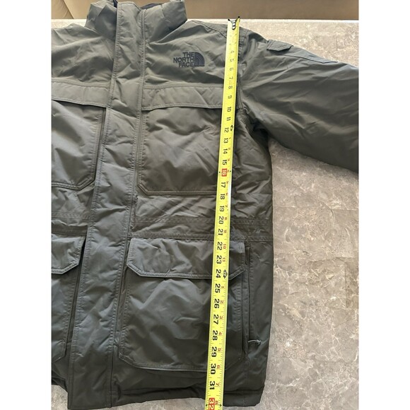 XL The North Face Jacket Mens Olive Green McMurdo Parka Goose Down NO hood - Picture 7 of 16